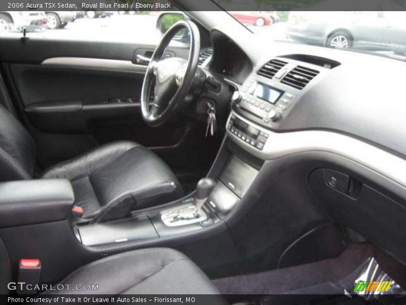 Royal Blue Pearl / Ebony Black 2006 Acura TSX Sedan