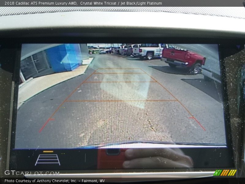 Crystal White Tricoat / Jet Black/Light Platinum 2018 Cadillac ATS Premium Luxury AWD