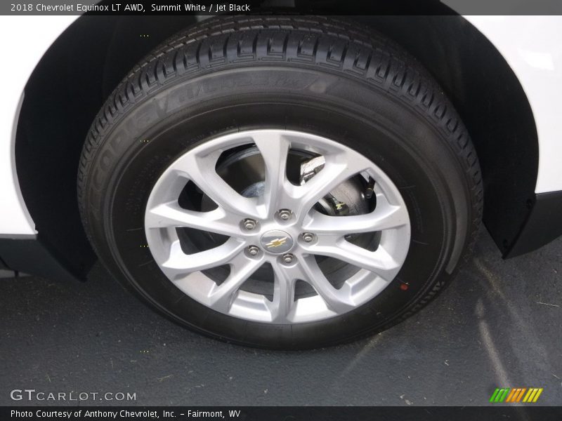 Summit White / Jet Black 2018 Chevrolet Equinox LT AWD