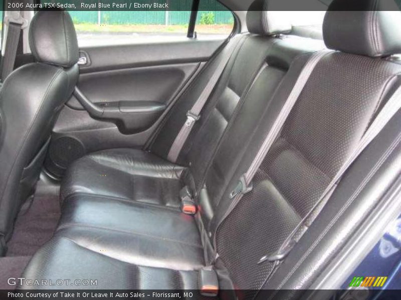 Royal Blue Pearl / Ebony Black 2006 Acura TSX Sedan