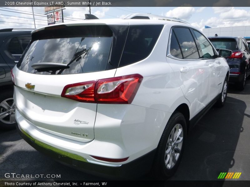 Summit White / Jet Black 2018 Chevrolet Equinox LT AWD