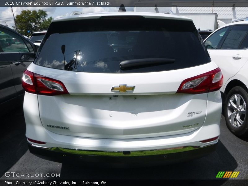 Summit White / Jet Black 2018 Chevrolet Equinox LT AWD