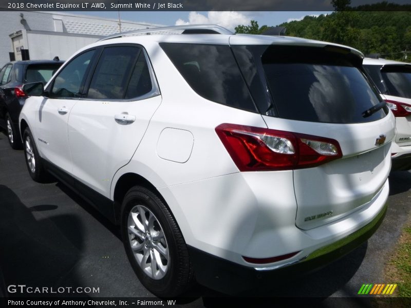 Summit White / Jet Black 2018 Chevrolet Equinox LT AWD