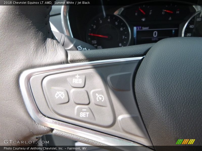 Summit White / Jet Black 2018 Chevrolet Equinox LT AWD