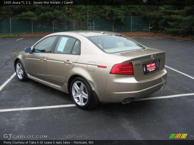 Desert Mist Metallic / Camel 2005 Acura TL 3.2