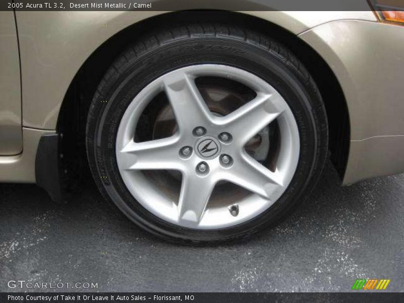 Desert Mist Metallic / Camel 2005 Acura TL 3.2