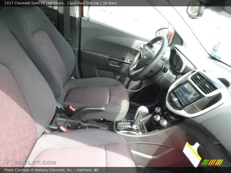 Cajun Red Tintcoat / Jet Black 2017 Chevrolet Sonic LT Hatchback
