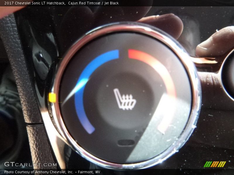 Cajun Red Tintcoat / Jet Black 2017 Chevrolet Sonic LT Hatchback