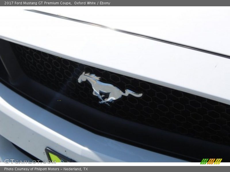 Oxford White / Ebony 2017 Ford Mustang GT Premium Coupe