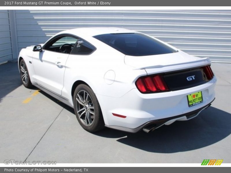 Oxford White / Ebony 2017 Ford Mustang GT Premium Coupe