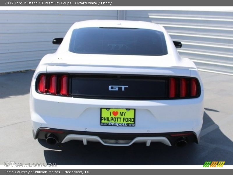 Oxford White / Ebony 2017 Ford Mustang GT Premium Coupe