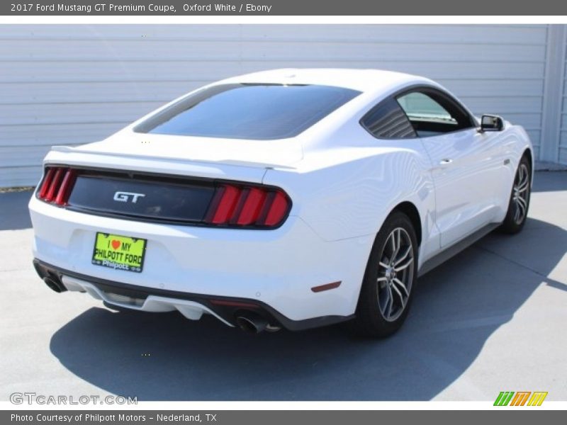 Oxford White / Ebony 2017 Ford Mustang GT Premium Coupe