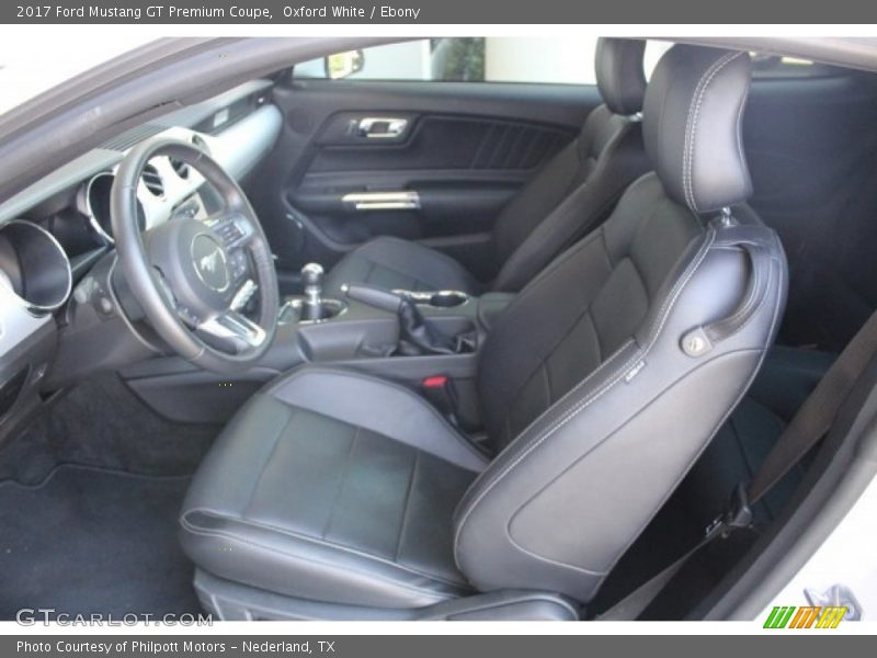 Oxford White / Ebony 2017 Ford Mustang GT Premium Coupe