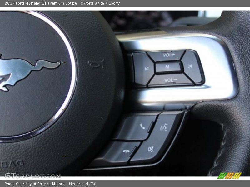 Oxford White / Ebony 2017 Ford Mustang GT Premium Coupe