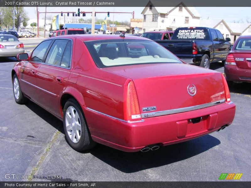 Crystal Red Tintcoat / Cashmere 2007 Cadillac DTS Luxury