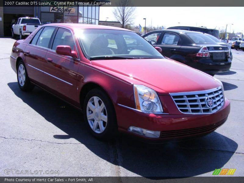 Crystal Red Tintcoat / Cashmere 2007 Cadillac DTS Luxury