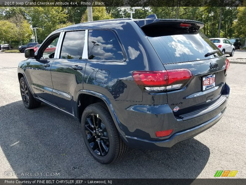 Rhino / Black 2018 Jeep Grand Cherokee Altitude 4x4