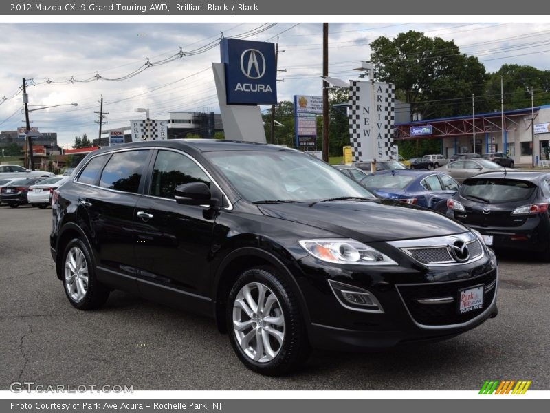 Brilliant Black / Black 2012 Mazda CX-9 Grand Touring AWD