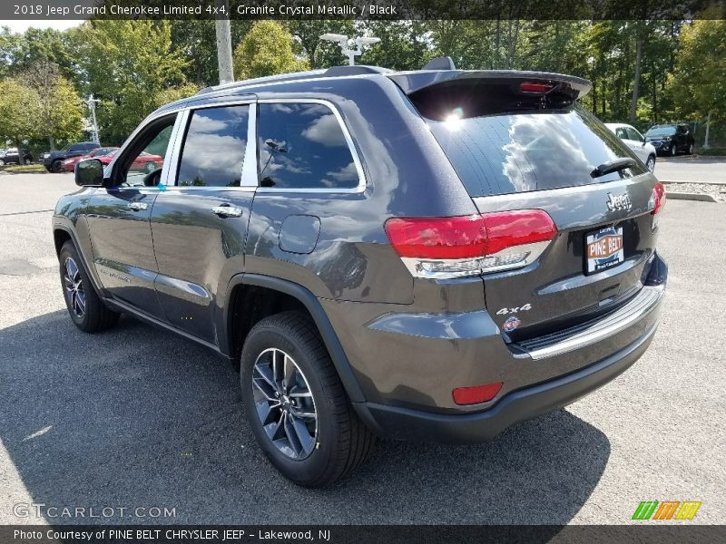 Granite Crystal Metallic / Black 2018 Jeep Grand Cherokee Limited 4x4