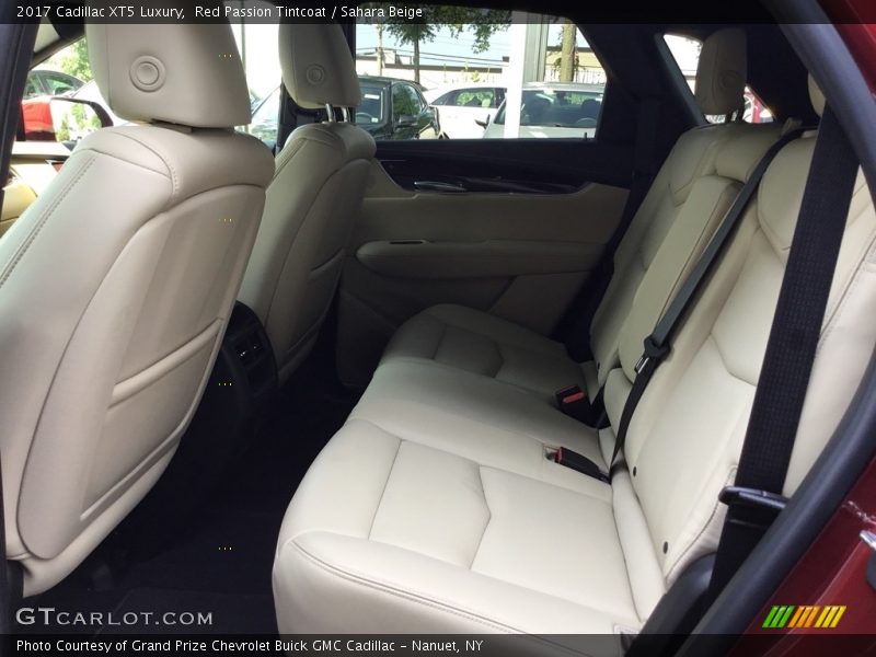 Red Passion Tintcoat / Sahara Beige 2017 Cadillac XT5 Luxury