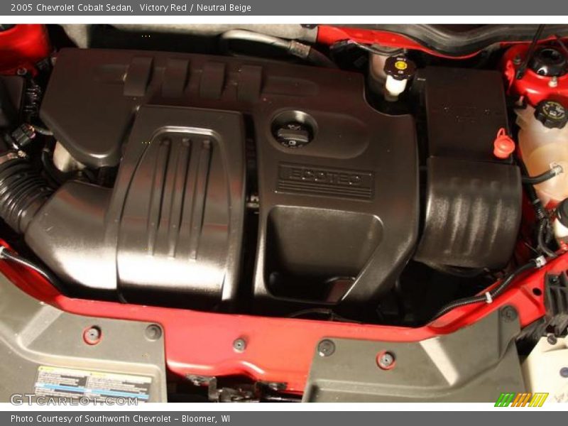 Victory Red / Neutral Beige 2005 Chevrolet Cobalt Sedan