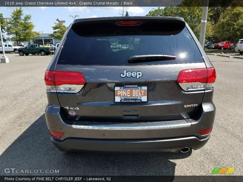 Granite Crystal Metallic / Black 2018 Jeep Grand Cherokee Limited 4x4