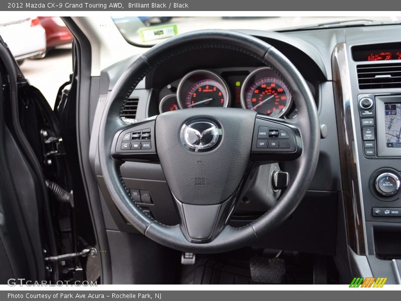 Brilliant Black / Black 2012 Mazda CX-9 Grand Touring AWD