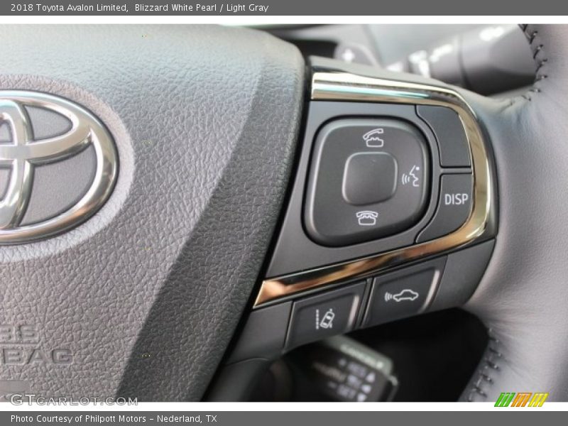 Blizzard White Pearl / Light Gray 2018 Toyota Avalon Limited