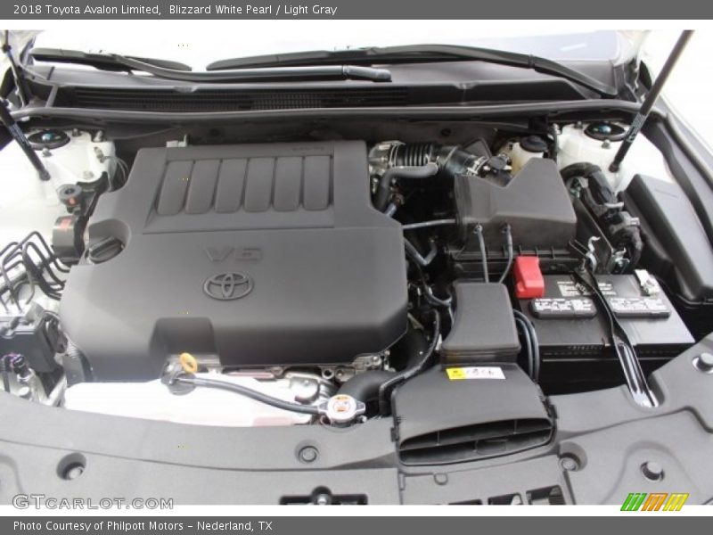 Blizzard White Pearl / Light Gray 2018 Toyota Avalon Limited