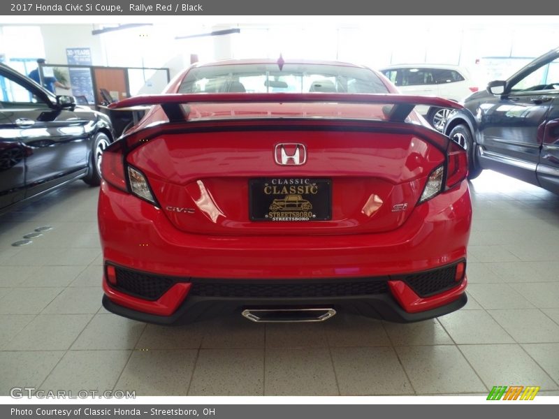 Rallye Red / Black 2017 Honda Civic Si Coupe