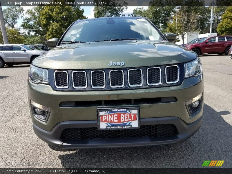 Olive Green Pearl / Black 2018 Jeep Compass Latitude 4x4