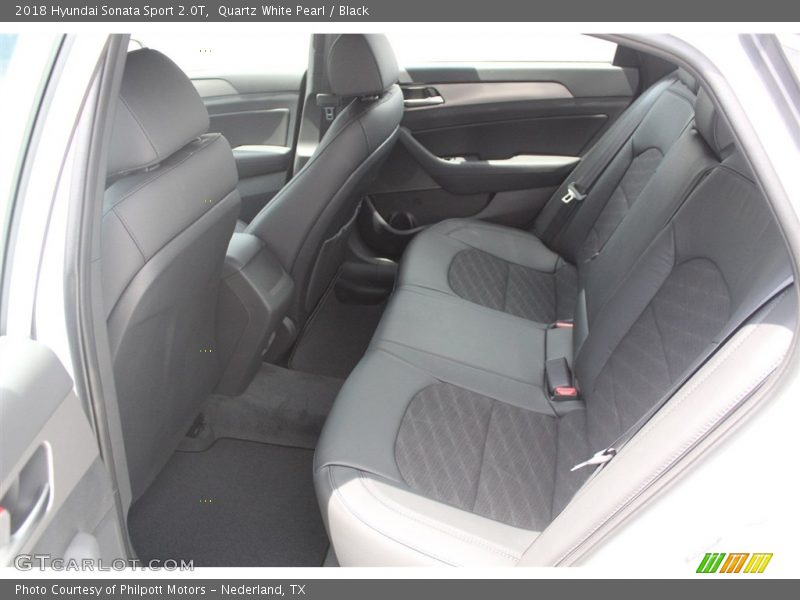 Quartz White Pearl / Black 2018 Hyundai Sonata Sport 2.0T