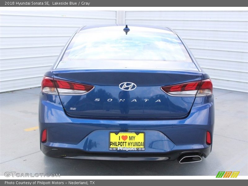 Lakeside Blue / Gray 2018 Hyundai Sonata SE