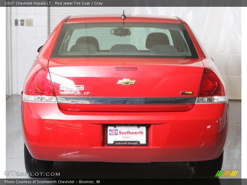 Red Jewel Tint Coat / Gray 2007 Chevrolet Impala LT