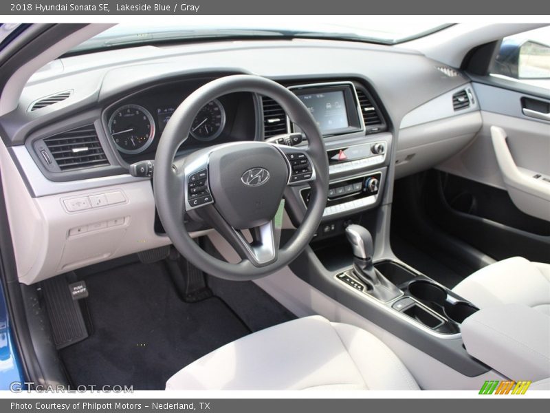 Lakeside Blue / Gray 2018 Hyundai Sonata SE