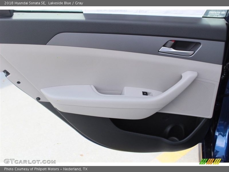 Lakeside Blue / Gray 2018 Hyundai Sonata SE