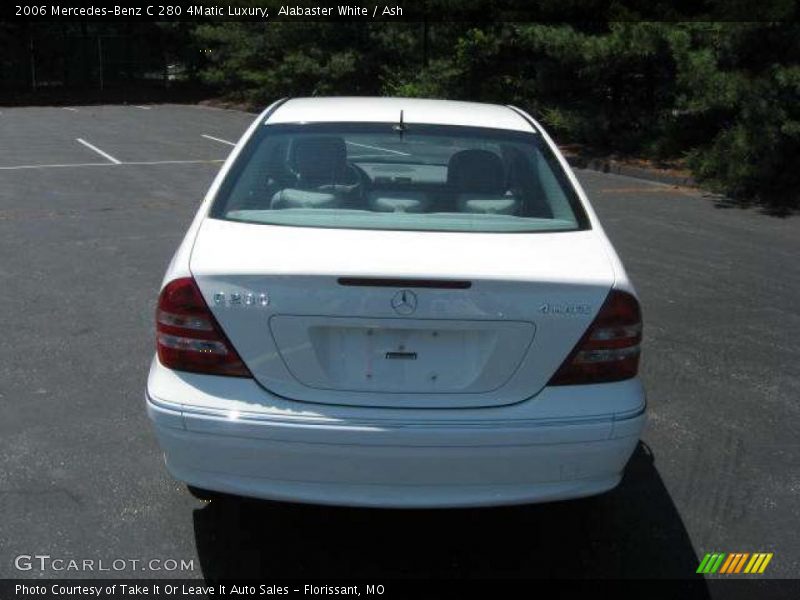 Alabaster White / Ash 2006 Mercedes-Benz C 280 4Matic Luxury