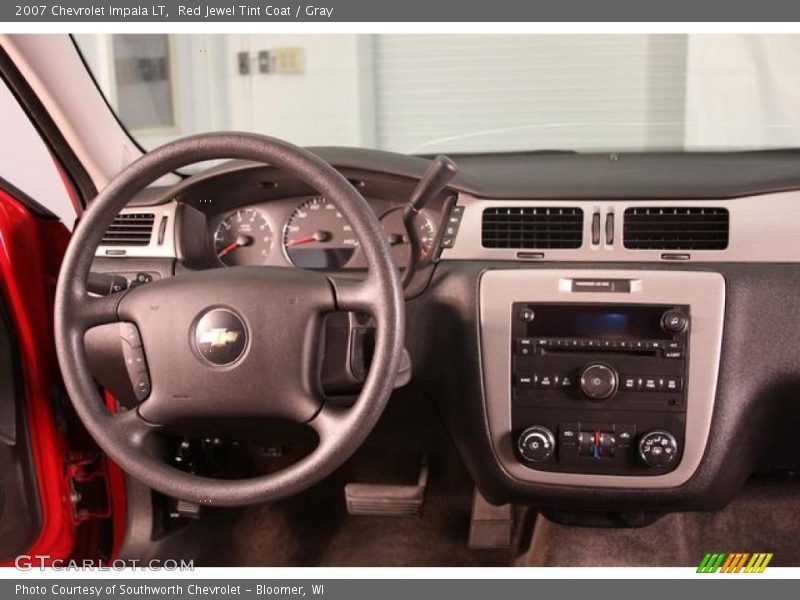 Red Jewel Tint Coat / Gray 2007 Chevrolet Impala LT