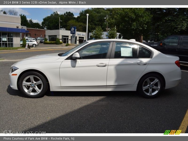 Alpine White / Black 2014 BMW 3 Series 328i xDrive Sedan