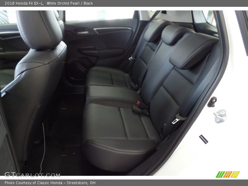 White Orchid Pearl / Black 2018 Honda Fit EX-L