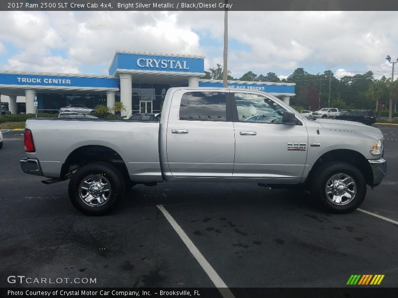 Bright Silver Metallic / Black/Diesel Gray 2017 Ram 2500 SLT Crew Cab 4x4