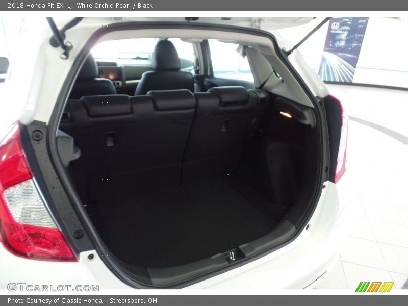 White Orchid Pearl / Black 2018 Honda Fit EX-L