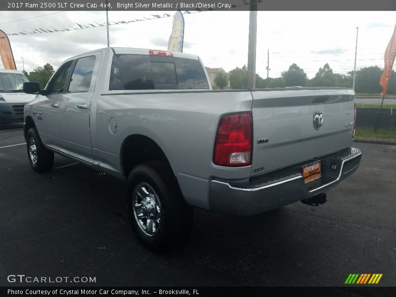 Bright Silver Metallic / Black/Diesel Gray 2017 Ram 2500 SLT Crew Cab 4x4