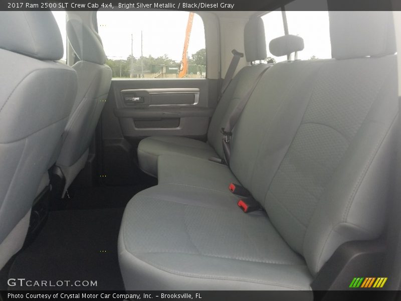 Bright Silver Metallic / Black/Diesel Gray 2017 Ram 2500 SLT Crew Cab 4x4