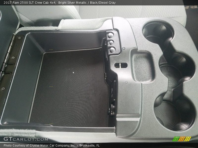 Bright Silver Metallic / Black/Diesel Gray 2017 Ram 2500 SLT Crew Cab 4x4