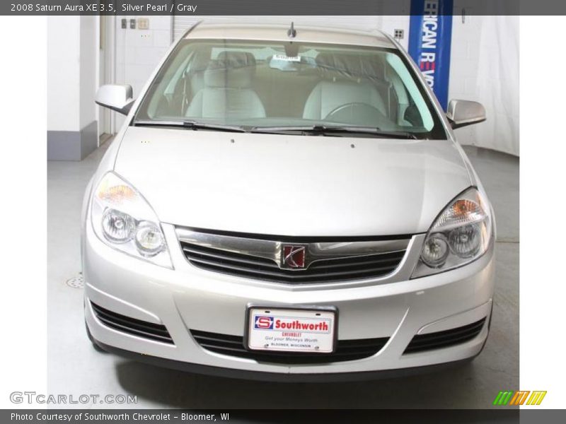 Silver Pearl / Gray 2008 Saturn Aura XE 3.5