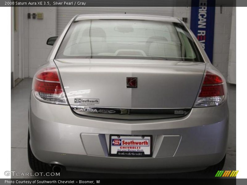 Silver Pearl / Gray 2008 Saturn Aura XE 3.5