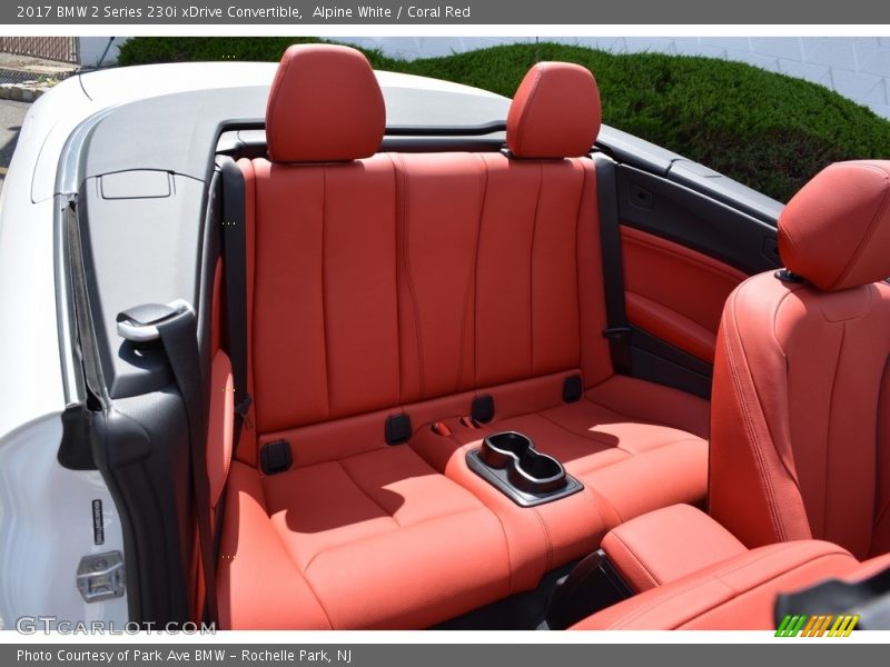 Alpine White / Coral Red 2017 BMW 2 Series 230i xDrive Convertible