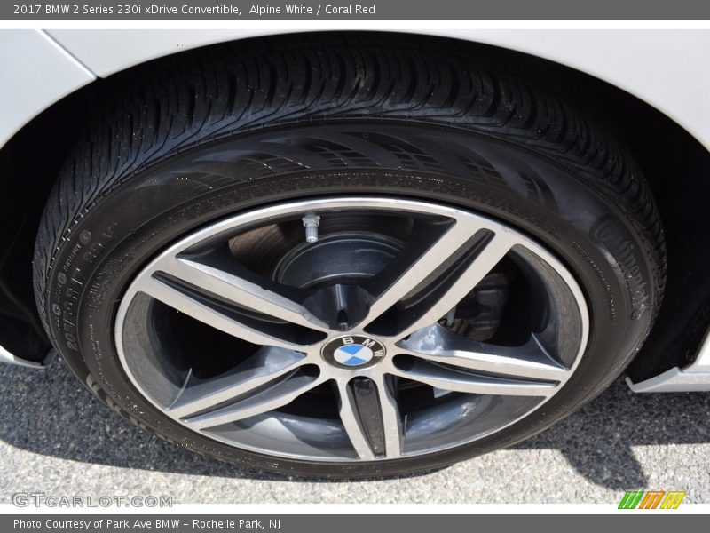 Alpine White / Coral Red 2017 BMW 2 Series 230i xDrive Convertible