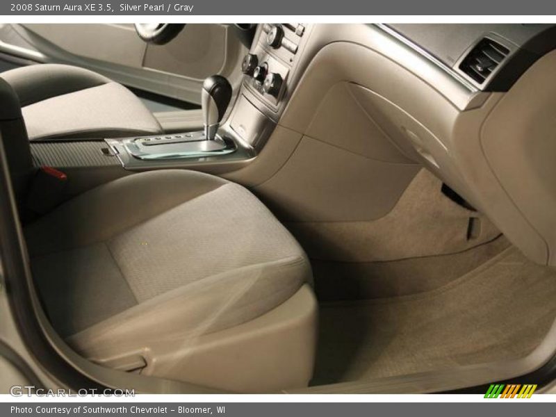 Silver Pearl / Gray 2008 Saturn Aura XE 3.5